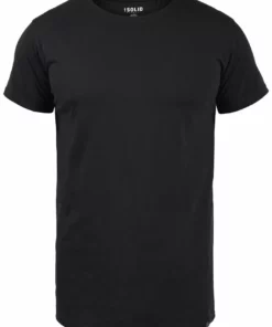 Solid SDLONGO - T-shirt Basique - Black -Élégance Boutique e7d0d00716f24b94b02fe5fed85dd2a1