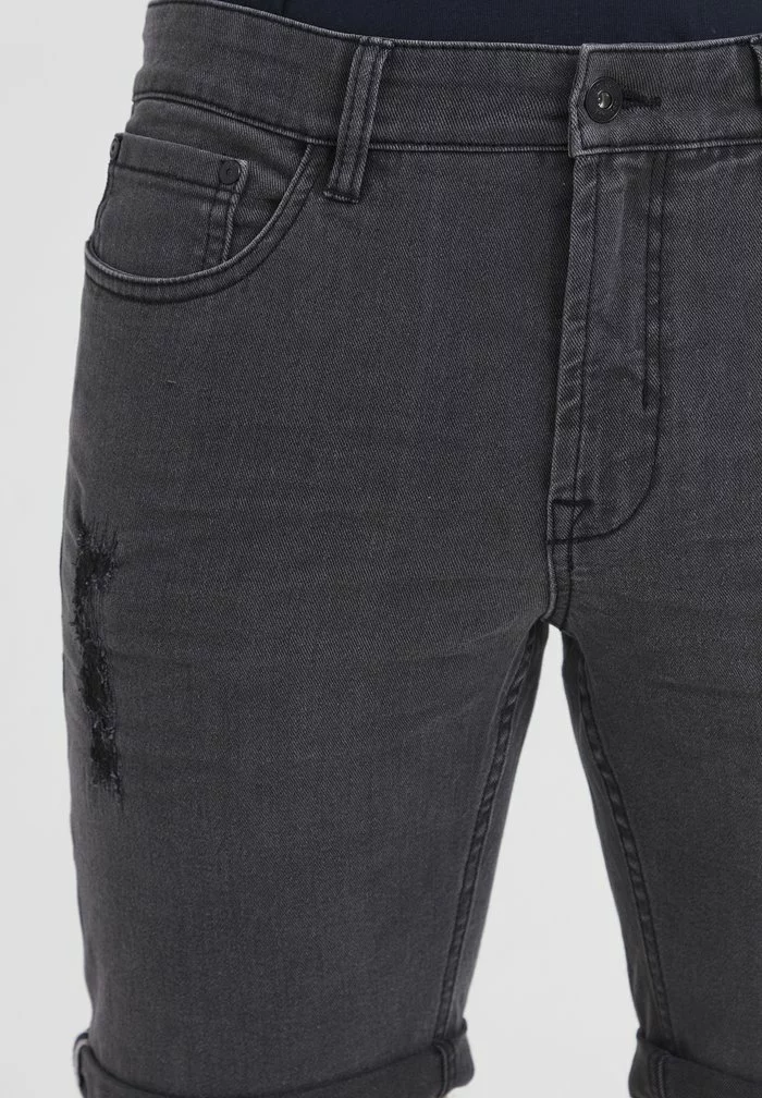 Solid SDNOYTON - Short En Jean - Grey Denim 6 Solid SDNOYTON - Short En Jean - Grey Denim – Image 6