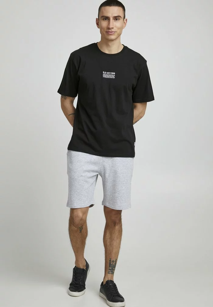 Solid T-shirt Imprimé - True Black 2 Solid T-shirt Imprimé - True Black – Image 2