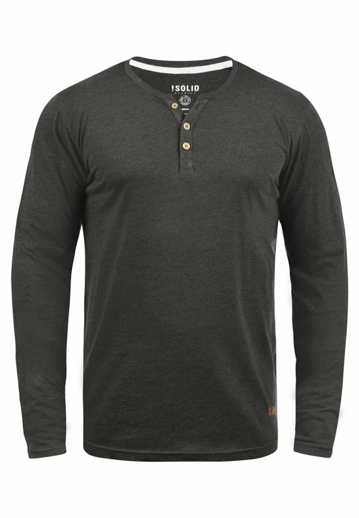 Solid SDVOLKO - T-shirt à Manches Longues - Dark Grey 4 Solid SDVOLKO - T-shirt à Manches Longues - Dark Grey – Image 4