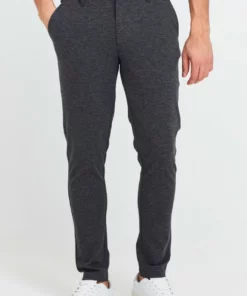 Solid SDOLIVERO - Pantalon Classique - Dark Grey Melange