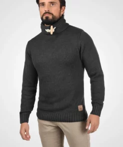 Solid SDPIZI - Pullover - Dark Grey