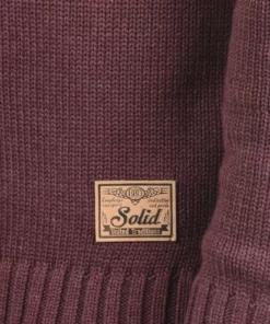 Solid SDPETRO - Pullover - Dark Red -Élégance Boutique f4bae4e7e3b64a8d859cb84e83b62eb0