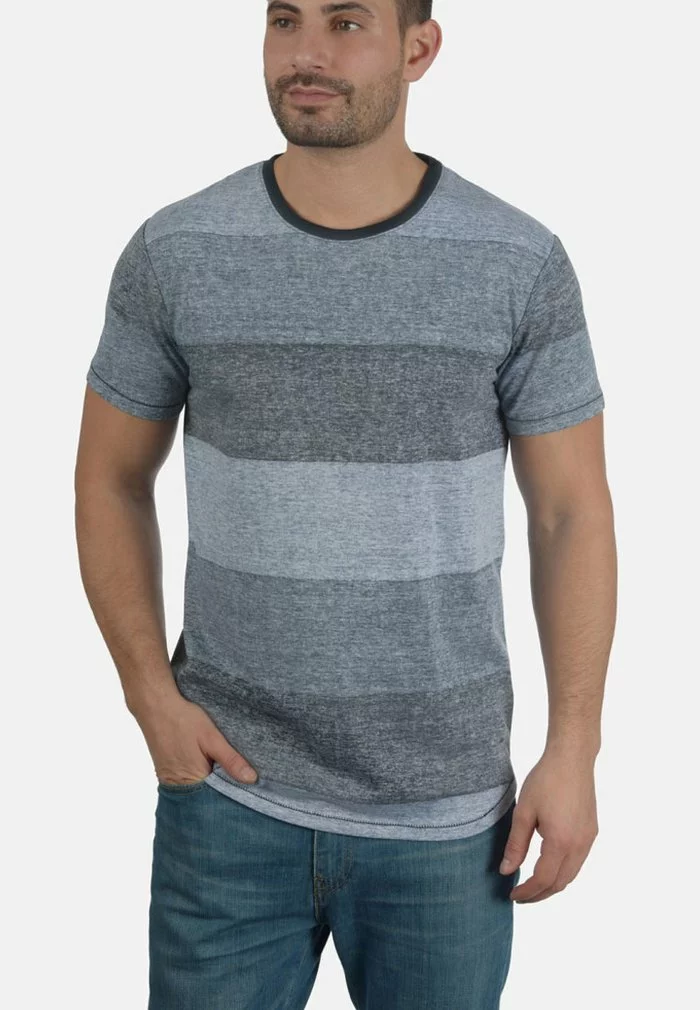 Solid SDTEINE - T-shirt Imprimé - Gray 1 Solid SDTEINE - T-shirt Imprimé - Gray