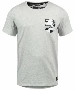 Solid SDCALVIN - T-shirt Imprimé - Light Grey -Élégance Boutique f5936d4d61f34618a7f36f481032f607