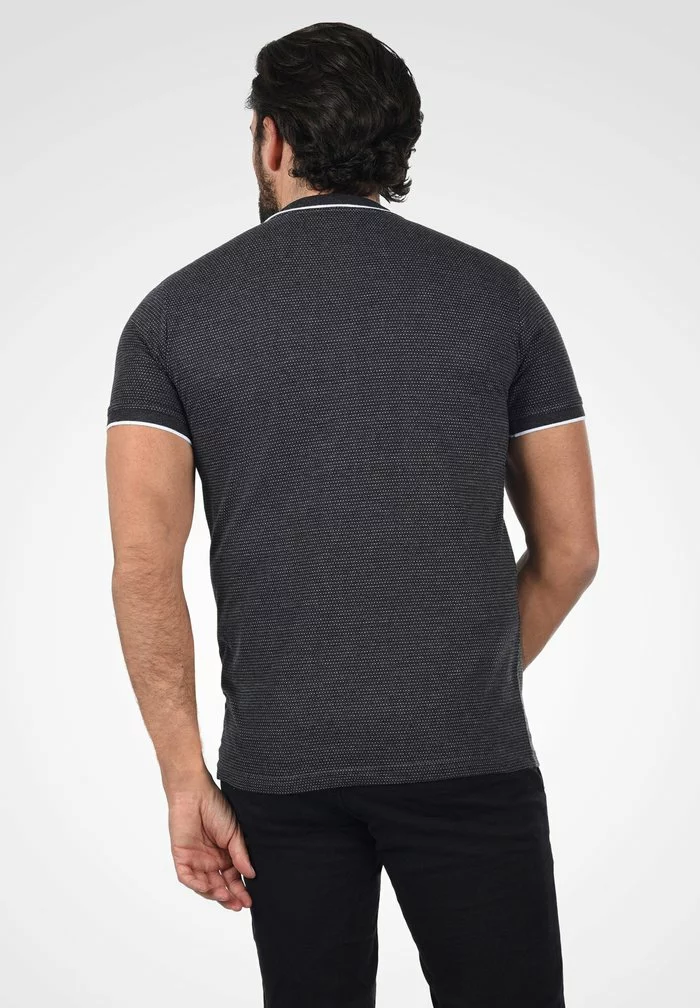 Solid SDSAVA - Polo - Dark Grey Melange 3 Solid SDSAVA - Polo - Dark Grey Melange – Image 3