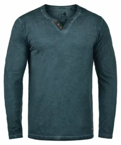 Solid SDTINOX - T-shirt à Manches Longues - Blue -Élégance Boutique f7d2c5d59b004a0f9efb5167cd984c66