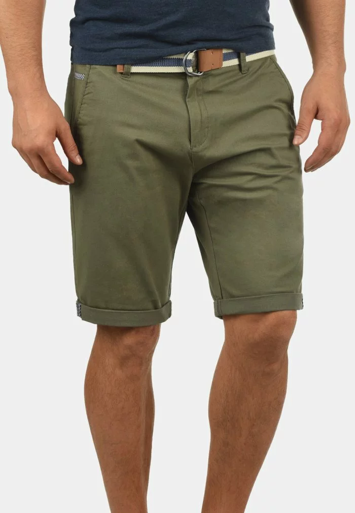 Solid SDMONTY - Short - Dusty Olive 1 Solid SDMONTY - Short - Dusty Olive
