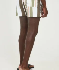 Solid SDHART STRIPE - Short De Bain - Coral Cloud -Élégance Boutique f90b5396978a4cedb692b664bbaf8a10