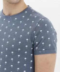 Solid SDJARVIS - T-shirt Imprimé - Blue -Élégance Boutique f932c5663aec429da8cc456efabea1fc