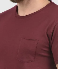 Solid SDANDREJ - T-shirt Basique - Wine Red -Élégance Boutique fa8b01fa0ddc4ee49483bd446f094d7d