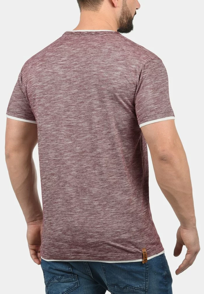 Solid SDDIGOS - T-shirt Imprimé - Wine Red 2 Solid SDDIGOS - T-shirt Imprimé - Wine Red – Image 2