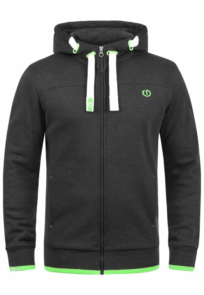 Solid SDBENJAMINZIP - Sweat à Capuche Zippé - Dark Grey 6 Solid SDBENJAMINZIP - Sweat à Capuche Zippé - Dark Grey – Image 6