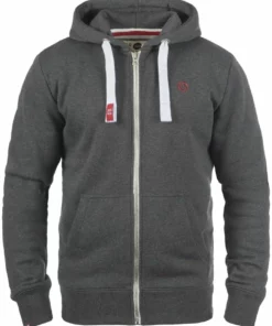 Solid SDBENNZIP - Sweat à Capuche Zippé - Med Grey -Élégance Boutique fdc4a67809ab4470ac1aa8920797966b