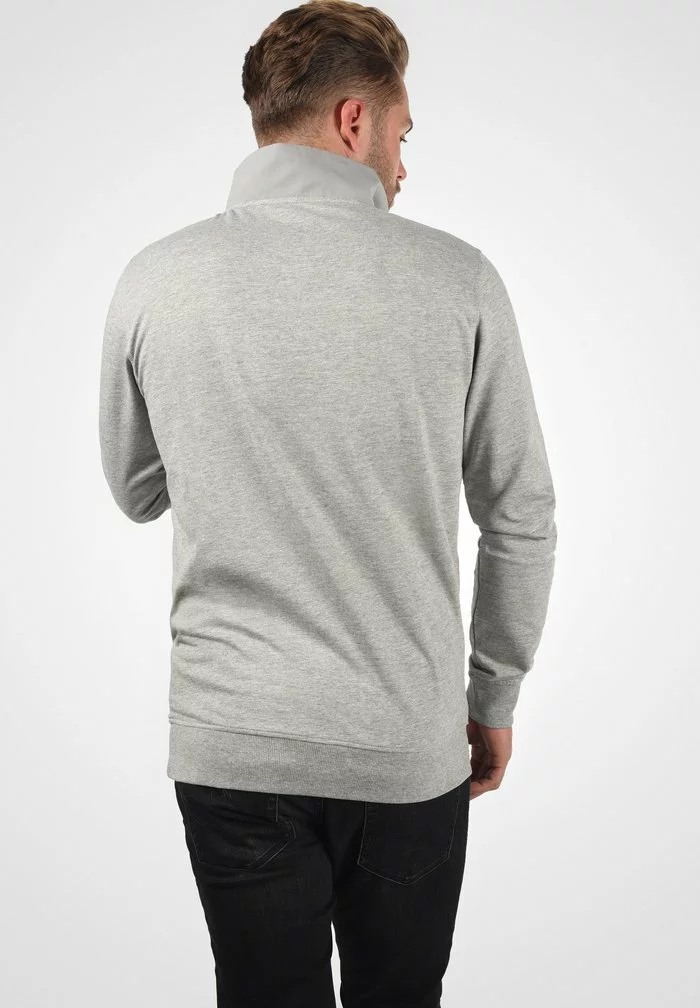 Solid SDJORKE - Sweatshirt - Grey Melange 3 Solid SDJORKE - Sweatshirt - Grey Melange – Image 3