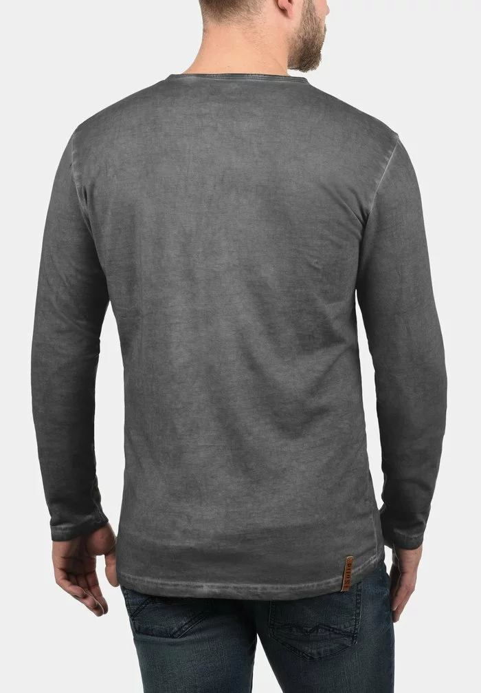Solid SDTIMUR - T-shirt à Manches Longues - Dark Grey 2 Solid SDTIMUR - T-shirt à Manches Longues - Dark Grey – Image 2