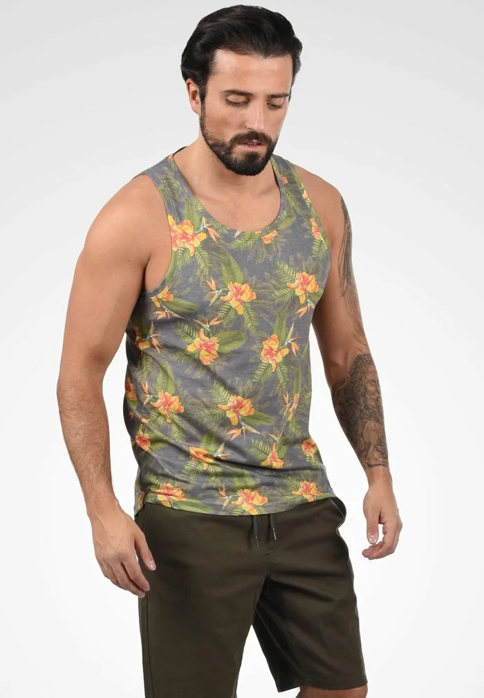 Solid SDFAIZ - Débardeur - Mid Grey 1 Solid SDFAIZ - Débardeur - Mid Grey